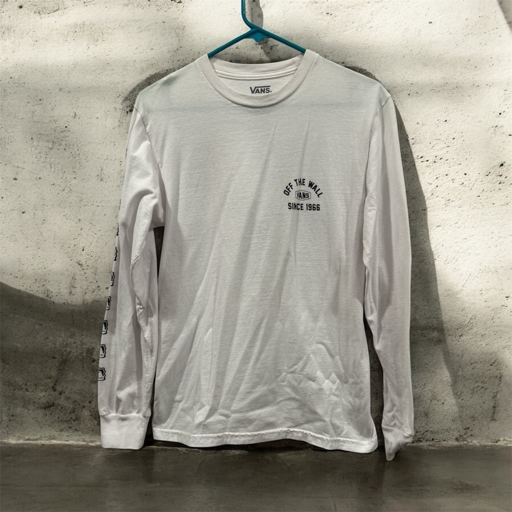 Vans Classic White Long Sleeve Tee
